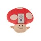 image 2 of Aroma Home Snuggable Plush Hottie with Microwavable Pouch Mushroom