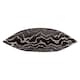 image 3 of Paoletti Tierra Cut Velvet Cushion | Black | Jet