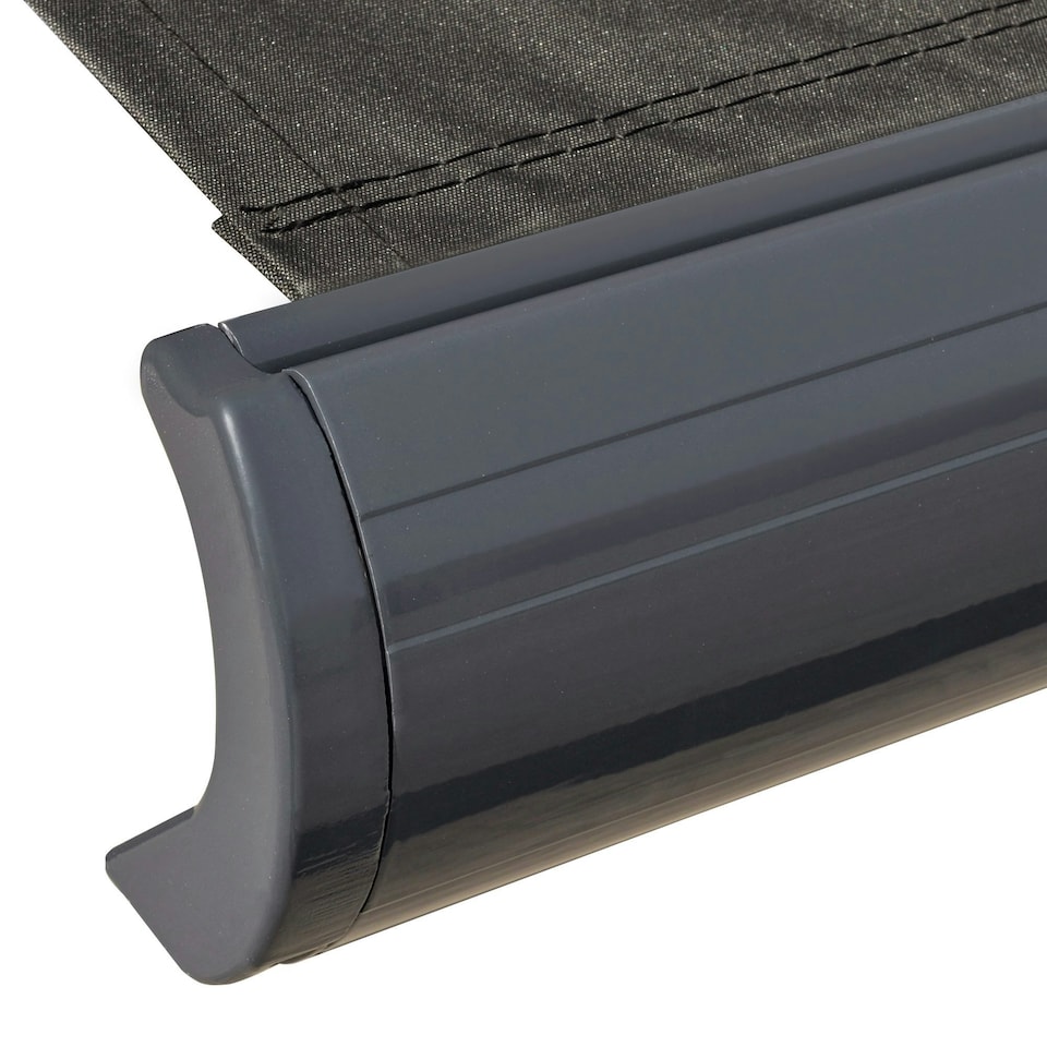 image 1 of Outsunny DIY Retractable Canopy with Remote Controller for Patio, Grey