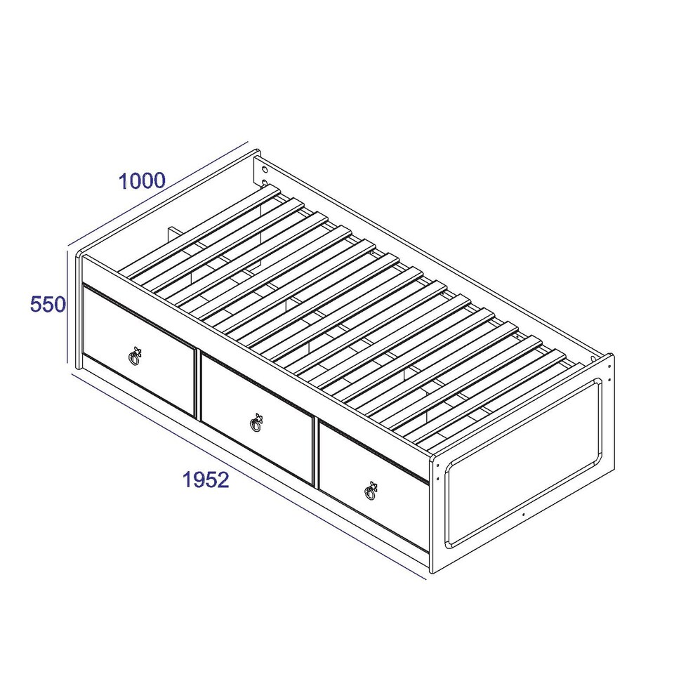 image 1 of Premium Corona Cabin Bed 3'0" Single Bed - Solid Pine Bed Frame in Antique Wax, Grey, or White Finish | Grey | Grey | Single | 1