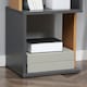 image 6 of HOMCOM 5-Tier Bookshelf Freestanding Bookcase Storage Shelves, Dark Grey