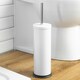 image 8 of Harbour Housewares Mismatched Toilet Brush & Bin Set - White | White | White