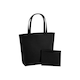 image 1 of Bagbase Felt Shopper Bag - Black - One Size Black