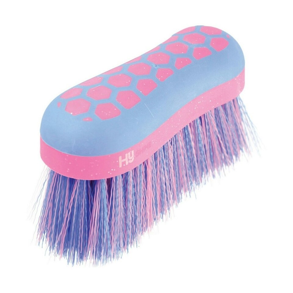 HySHINE Glitter Dandy Flick Brush - Blue/Pink - One Size