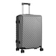 image 1 of Living and Home Lightweight Hardside Travel Suitcase with Spinner Wheels - 28" Silver Chrome | Large