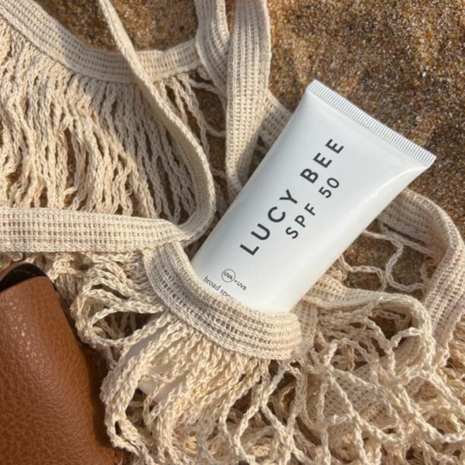 image 1 of Lucy Bee SPF50 Face Sunscreen, Hydrating Daily UVA/UVB & Blue Light Protection with Niacinamide 50ml