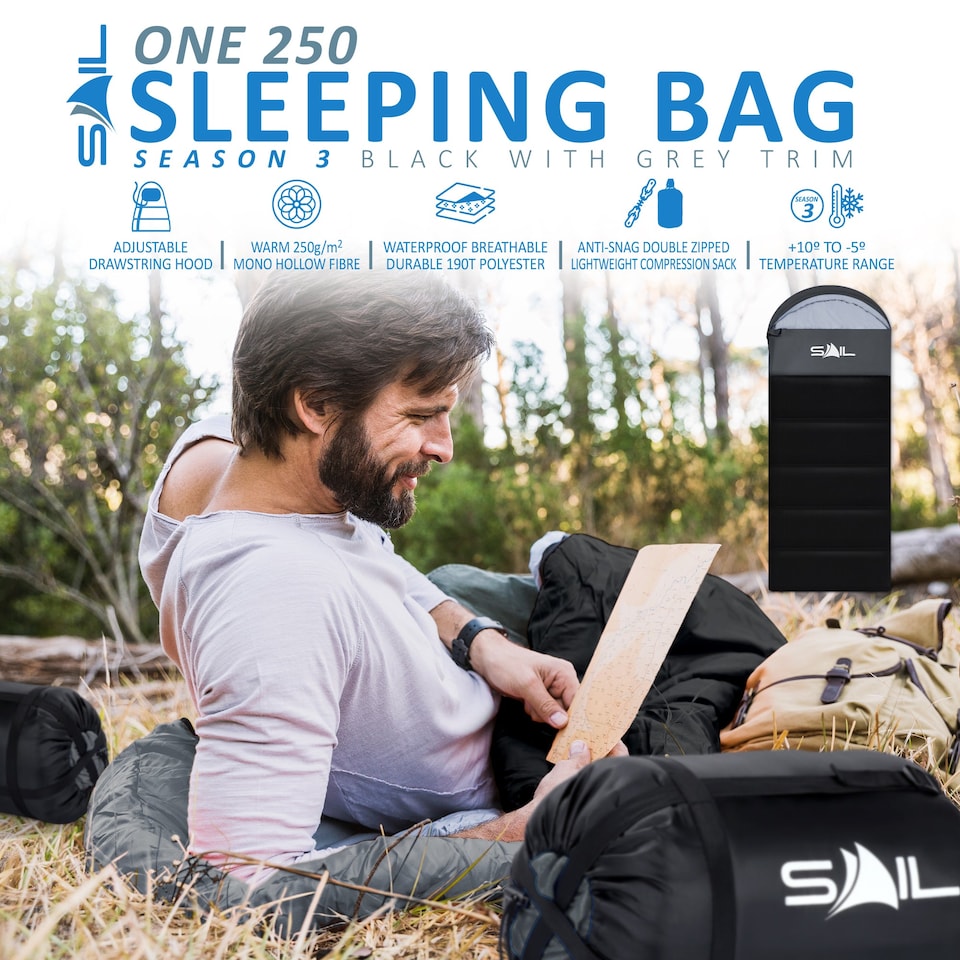 image 1 of SAIL One 3-4 Season Waterproof Polyester Sleeping Bag