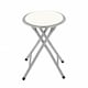 image 3 of Oypla White Padded Folding Breakfast Kitchen Bar Stool Seat
