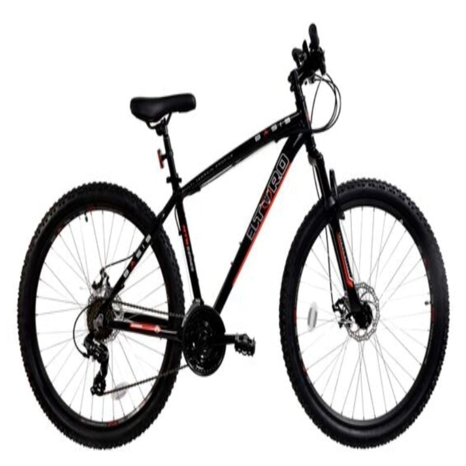 Basis El Toro HT Mountain Bike 27.5in Wheel, 15in Frame - Black/Red