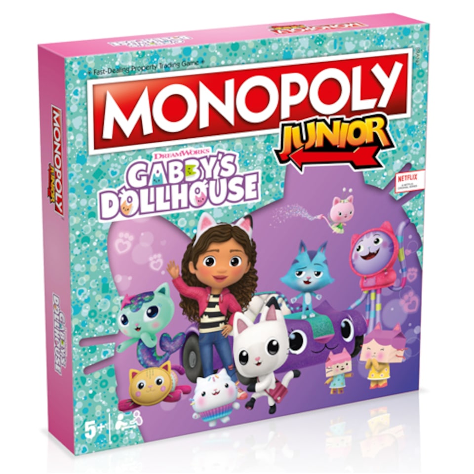 Gabby's Dollhouse Monopoly Junior