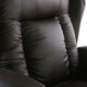 image 4 of Caesar Single Motor Rise Recliner Bonded Leather Heat & Massage Chair (Brown)