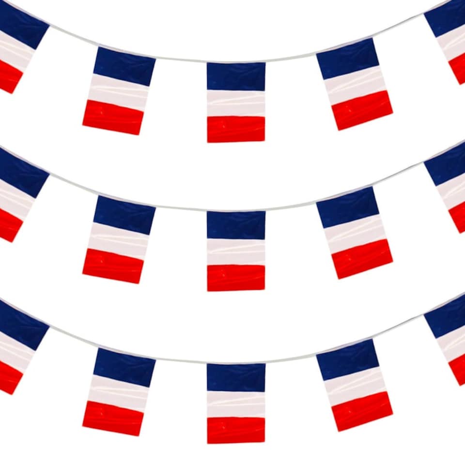 Amscan Pride Passion French Flag Party Bunting - Blue/White/Red - One Size