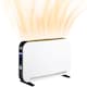 image 1 of HOMCOM Electric Heater, 2180W Portable Convector Heater with 24H Timer, Overheat Protection, Adjustable Temperature for Home, White