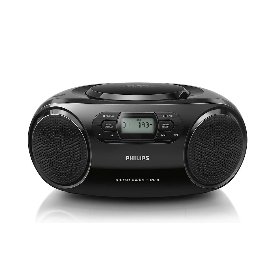 image 1 of Philips AZB500-12 Black Portable Stereo System Digital CD Player Soundmachine