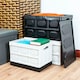 image 4 of TekBox 56L White Folding Storage Box - Set of 5 Boxes
