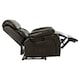 image 4 of Chester Electric Bonded Leather Automatic Recliner Heat & Massage Chair (Brown)