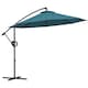 image 1 of Outsunny 3(m) Cantilever Parasol with Cross Base, Crank Handle, Tilt, Cream