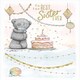 image 1 of Bear With Cake And Candle Sister Birthday Card