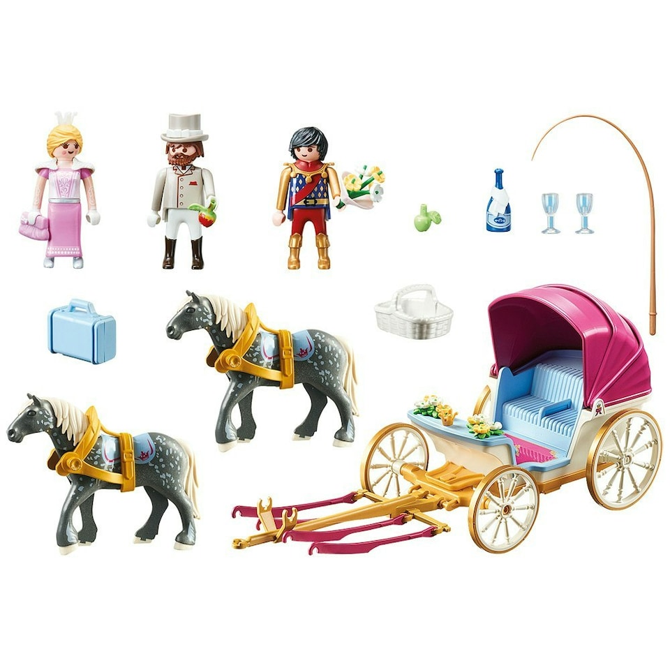 image 1 of Playmobil Princess Horse-Drawn Carriage Playset