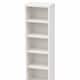 image 3 of 6 Tier White Wooden CD DVD Game Book Shelf Storage Tower Rack - Fits 102 CDs