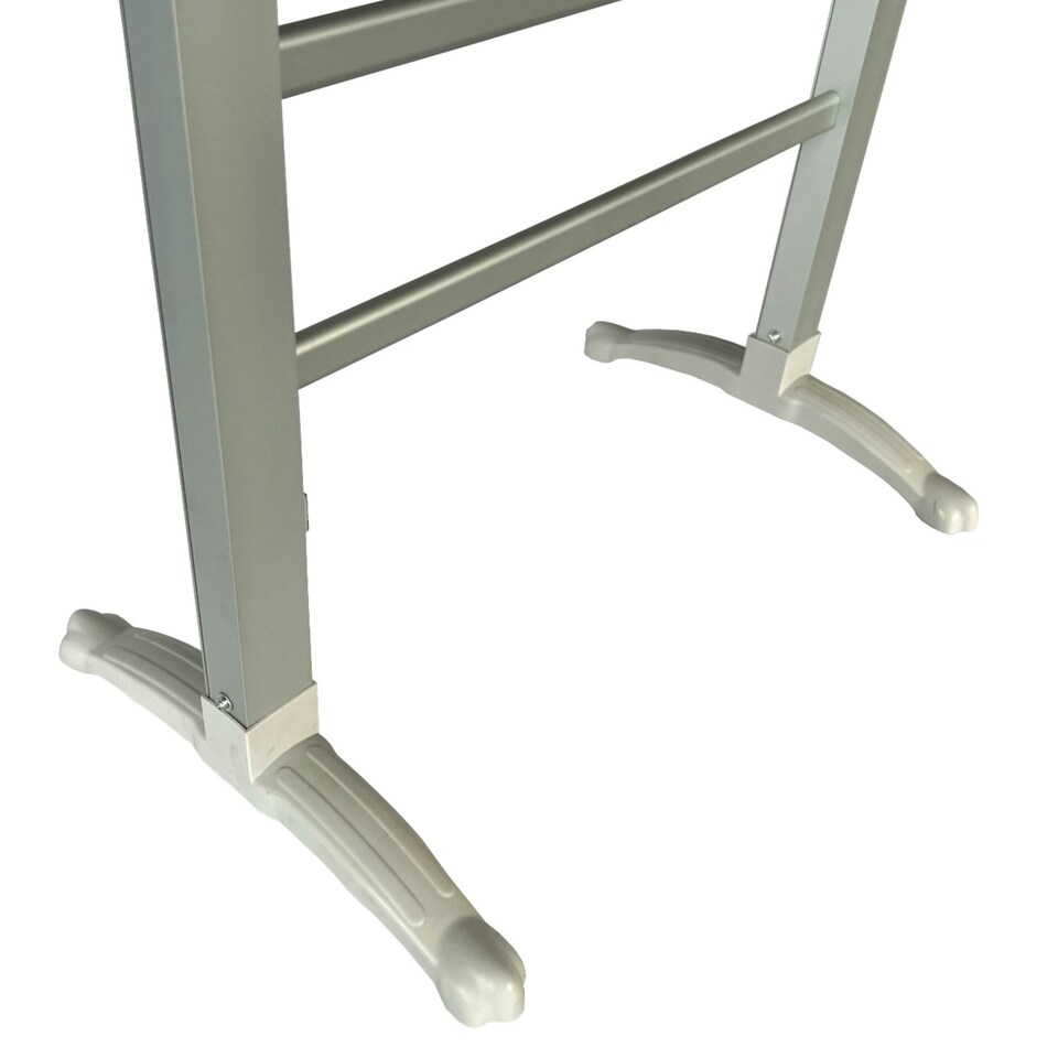 image 1 of Oypla Portable Aluminium Electric Towel Rail Warmer with 6 Heated Bars