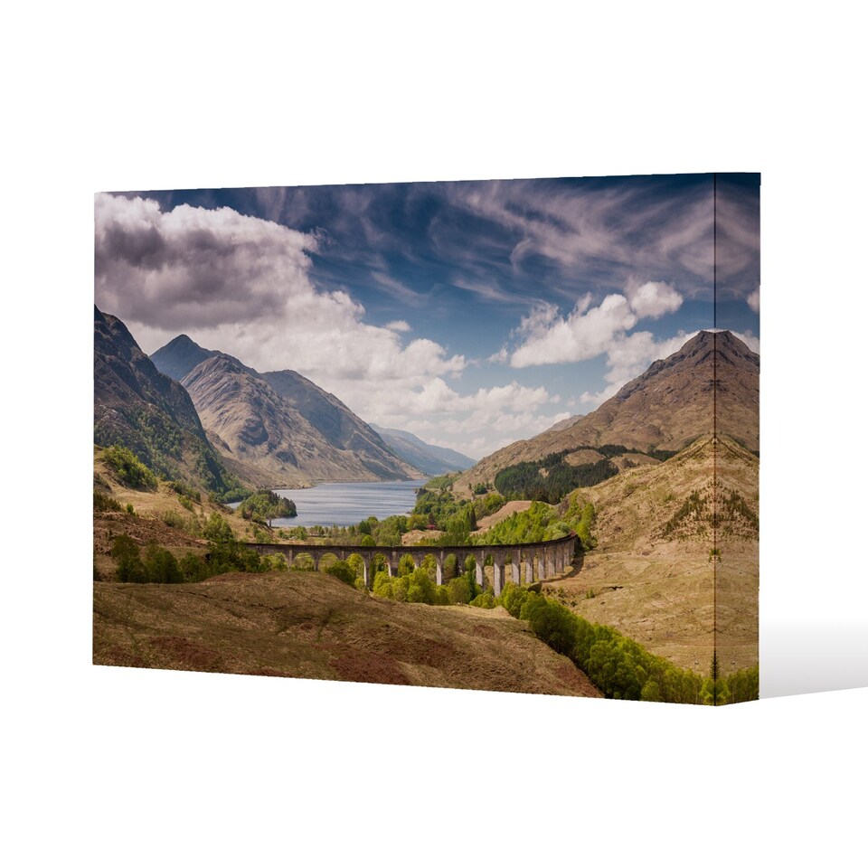 The Glenfinnan Viaduct (Canvas Print) / 152 x 101 x 4cm | Multi