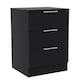 image 10 of Vida Designs Trega 3 Drawer Bedside Chest Bedroom Storage Unit, (H) 50cm x (W) 39cm x (D) 28cm, Black