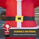 image 4 of Outsunny 8ft Inflatable Christmas Santa Claus Holds Light Sign of Blessings, BlowUp Outdoor LED Yard Display for Lawn Garden Party