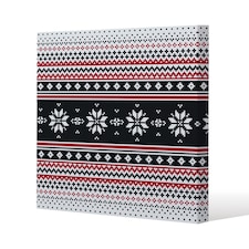 Abstract christmas (canvas) / 120x 120 x 4cm | Multi