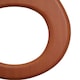 image 3 of Interiors by Premier Antique Brown Toilet Seat, Wood Effect Veneer Toilet Lid, MDF Seat Cover With Chrome-Plated Metal Hinges