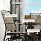 image 6 of Outsunny 2-Person Outdoor Glider Rocker Chair with Center Table for Backyard