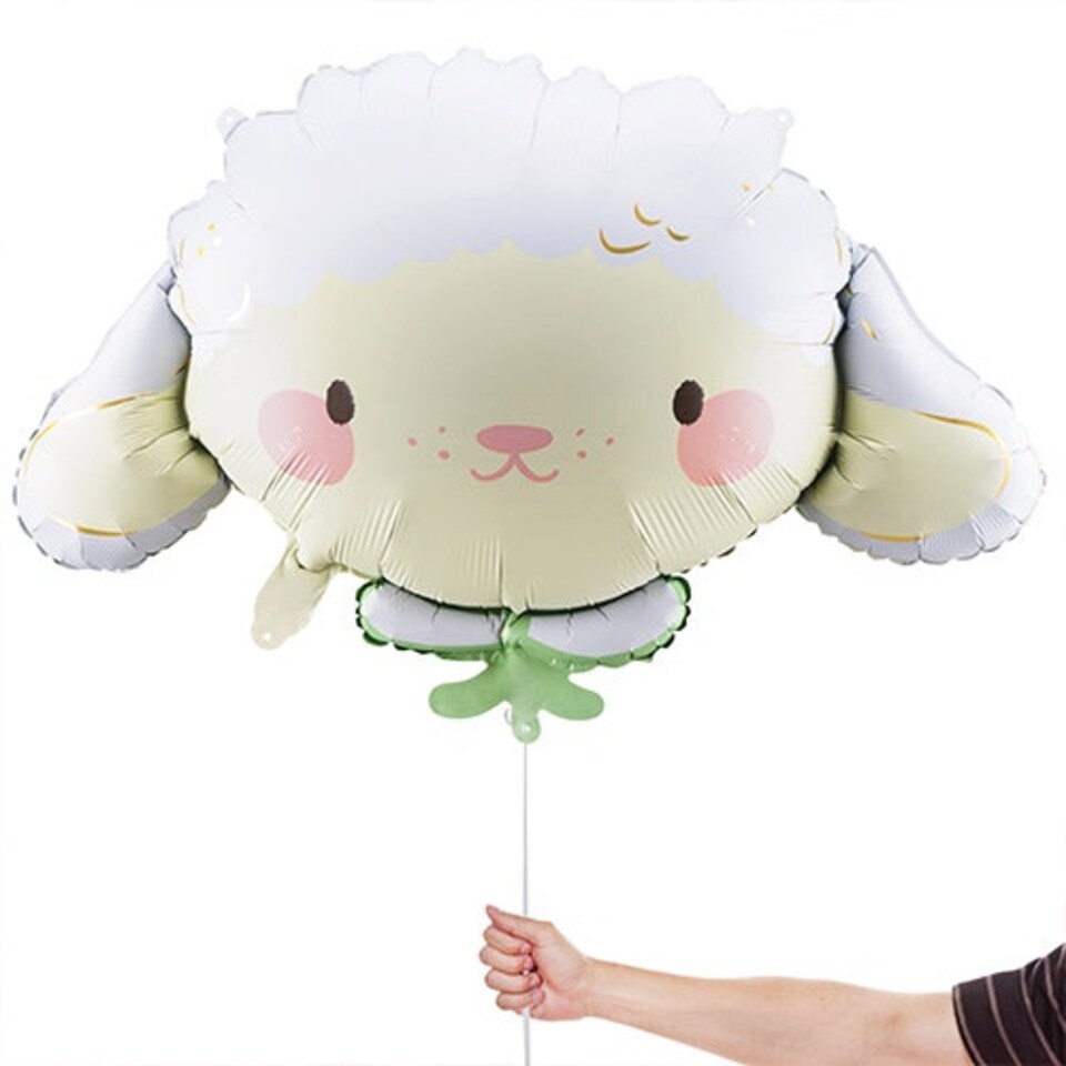 image 1 of Pastel Sheep Giant Helium Foil Balloon 87cm / 34 in