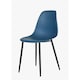 image 3 of Aspen Grey Oak Effect 80cm Square Dining Table with 2 Moulded Curve Design Chairs - Compact Kitchen and Dining Set | Grey | Grey Oak Effect | One Size | 1