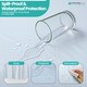 image 5 of Disposable Plastic Table Cover, Waterproof Tablecloth - 84 Inch