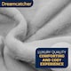 image 5 of Dreamcatcher Faux Fur Electric Heated Throw Blanket 160x130cm Light Grey | Grey | Grey | One Size | 1