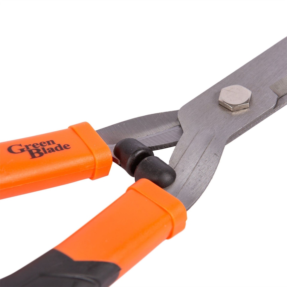 image 1 of Green Blade Carbon Steel Hedge Shears - 23cm - Red