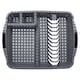 image 4 of Rattan Effect Dish Drainer with Tray | Grey | 1