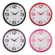 image 2 of Maison by Premier Sanga Red Plastic White Face Wall Clock