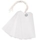 image 1 of Pack of 1000 White Strung Tag 120 x 60mm