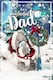image 1 of For a Wonderful Dad TattyTeddy With Wreath Design Christmas Card