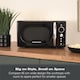 image 6 of Hamilton Beach 20L Retro Black Microwave