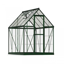 Greenhouse Hybrid 6 x 8 - Polycarbonate - L247 x W185 x H208 cm - Green