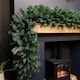 image 4 of 2.7m (9ft) x 38cm Premier Luxury Extra Bushy Plain Green Christmas Garland