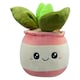 image 1 of Potted Plants Soft Toy Cute Plushie Huggable Cuddly Stuffed Toy Gift 20cm Pink