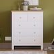 image 3 of Vida Designs Arlington 5 Drawer Chest of Drawers Shaker Bedroom Storage, White & Oak