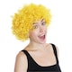 image 1 of Yellow Curly Wig | Yellow | 1