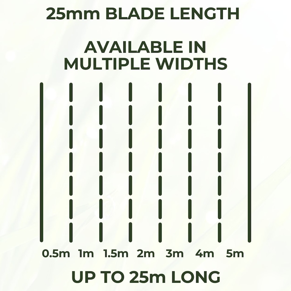 image 1 of 25mm Artificial Grass - 3m x 8m  - Natural and Realistic Looking Fake Lawn Astro Turf | Green | 3M x 8M | 1