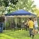 image 2 of Outsunny 3x3(m) Pop Up Gazebo Marquee Tent for Garden w/ Carry Bag Grey