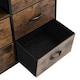 image 3 of Living and Home Wooden Storage Cabinet with 6 Drawers