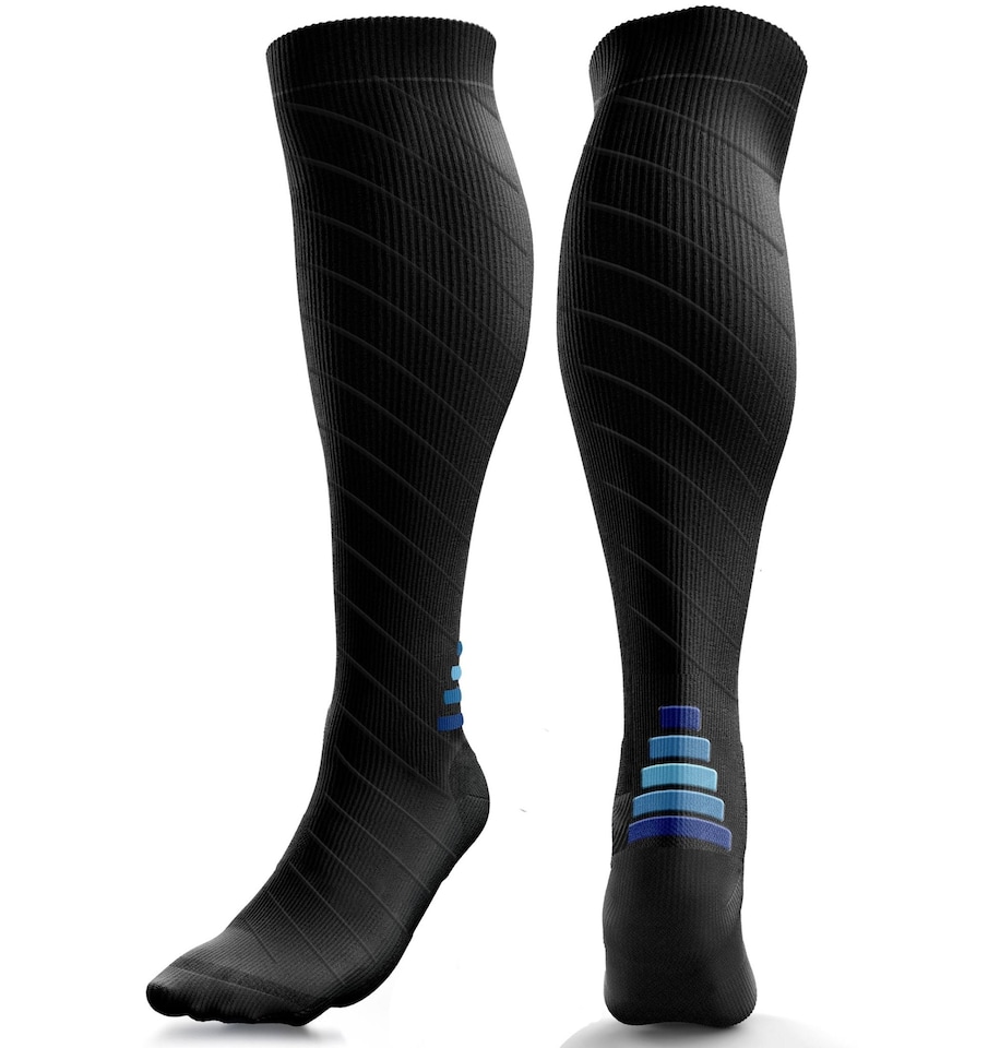 image 1 of aZengear Compression Socks for Women & Men (20-30 mmHg), Knee-High Flight Socks